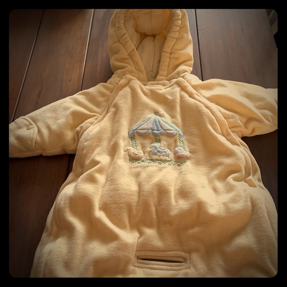 0-6 mo baby snow suit/sack